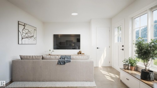 37 17319 5 Street, Edmonton, AB - Indoor Photo Showing Living Room
