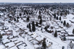 View of snowy aerial view - 