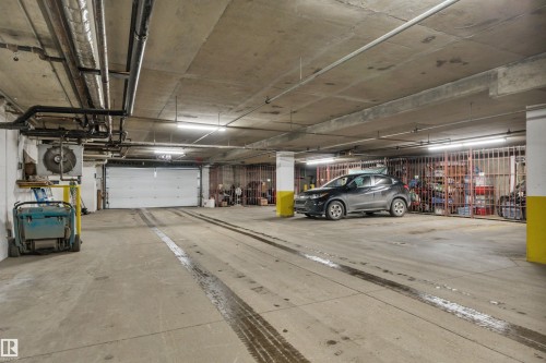 View of parking deck - 203 35 Sir Winston Churchill Avenue, St. Albert, AB - Indoor Photo Showing Garage