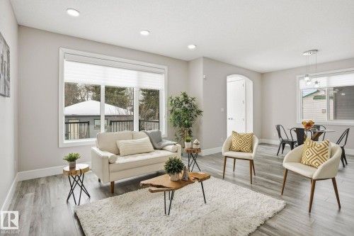 10633 64 Avenue, Edmonton, AB - Indoor Photo Showing Living Room