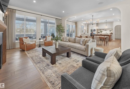 4183 Cameron Heights Point(E), Edmonton, AB - Indoor Photo Showing Living Room