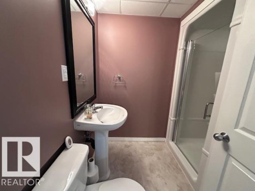 DOWNSTAIRS 3 PIECE - 461 Charlotte Crescent, Sherwood Park, AB - Indoor Photo Showing Bathroom