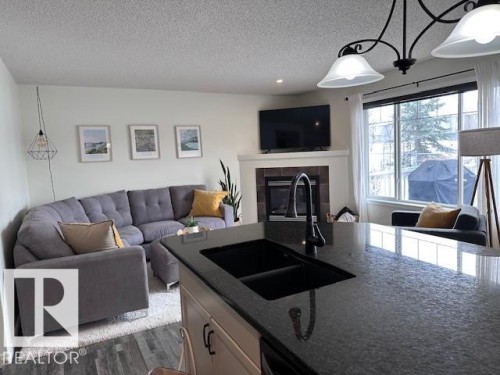 461 Charlotte Crescent, Sherwood Park, AB - Indoor With Fireplace