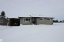 View of snow covered back of property - 10319 106 Ave, Westlock, AB  - Outdoor 