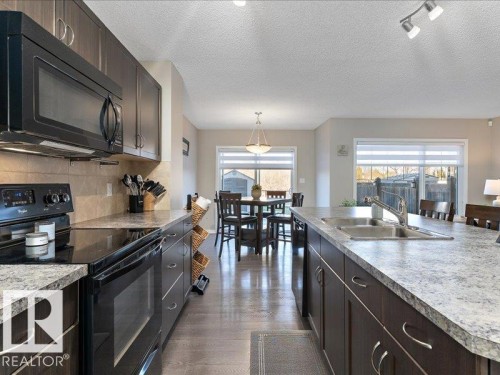13434 166 Avenue, Edmonton, AB - Indoor Photo Showing Kitchen With Double Sink
