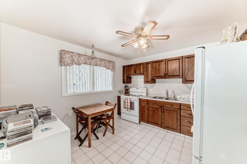 8602 158 Street, Edmonton, AB - Indoor Photo Showing Kitchen With Double Sink
