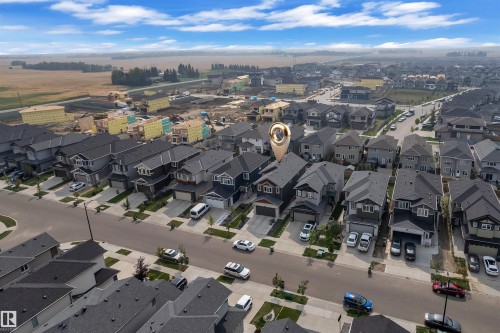 Aerial view of residential area - 3607 46 Avenue, Beaumont, AB - Outdoor With View