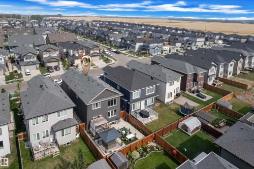 Aerial view of residential area - 3607 46 Avenue, Beaumont, AB - Outdoor With View