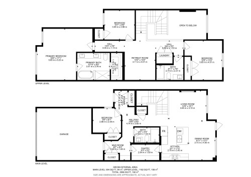View of floor plan / room layout - 2408 208 Street, Edmonton, AB - Other