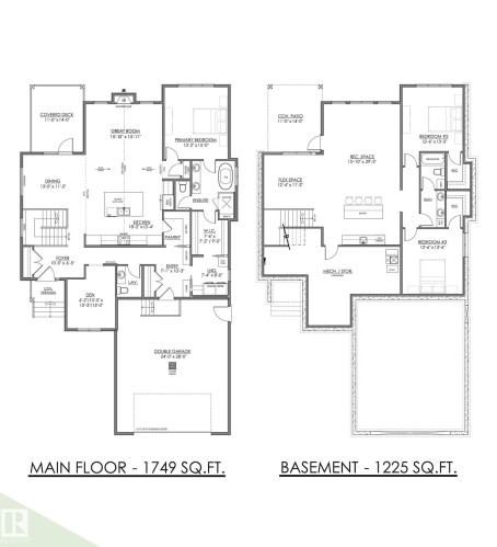 View of room layout - 128 Lilac Close, Leduc, AB 