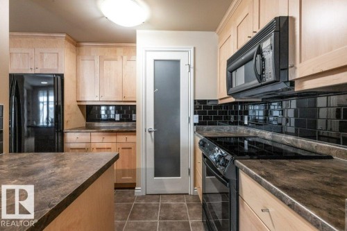 308 9020 Jasper Avenue, Edmonton, AB - Indoor Photo Showing Kitchen