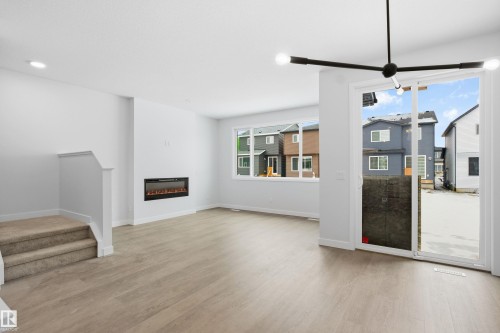 8964 Elves Loop, Edmonton, AB - Indoor With Fireplace