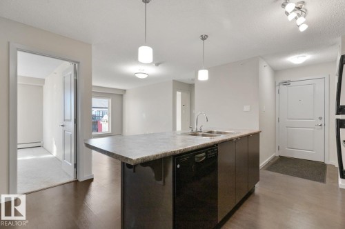 419 344 Windermere Road, Edmonton, AB - Indoor Photo Showing Kitchen With Double Sink