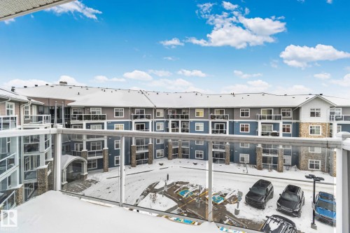 View of balcony - 406 16035 132 Street Nw, Edmonton, AB - Outdoor With Balcony
