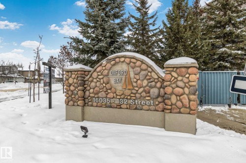 View of community sign - 406 16035 132 Street Nw, Edmonton, AB - Outdoor