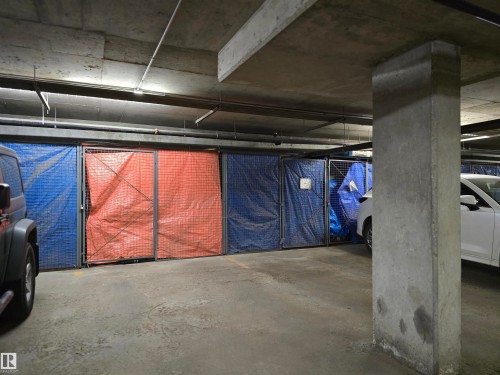 View of parking garage - 106 10531 117 Street, Edmonton, AB - Indoor Photo Showing Garage