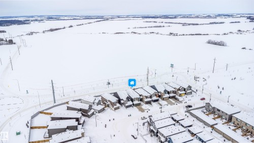 View of snowy aerial view - 15 Chambery Crescent, St. Albert, AB - Other
