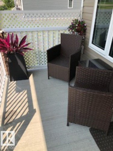 View of balcony - 22 6519 46 Street, Wetaskiwin, AB - Outdoor With Exterior