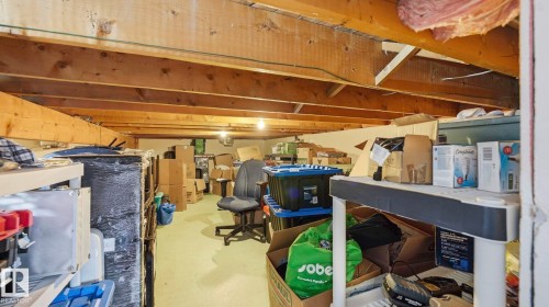 View of unfinished below grade area - 4502 50A Avenue, Beaumont, AB - Indoor