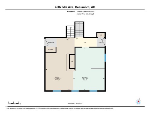 View of floor plan / room layout - 4502 50A Avenue, Beaumont, AB - Other
