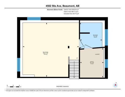 View of floor plan / room layout - 4502 50A Avenue, Beaumont, AB - Other