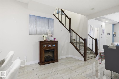 1005 Mcconachie Boulevard, Edmonton, AB - Indoor With Fireplace