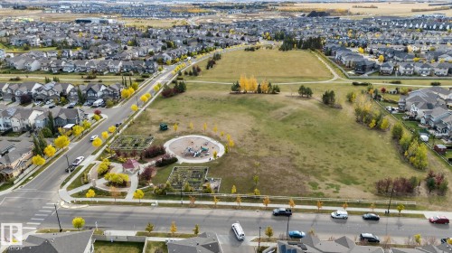 Aerial overview of property's location with nearby suburban area - 1717 Chapman Way, Edmonton, AB - Outdoor With View