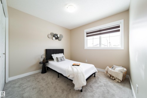 Bedroom featuring carpet and baseboards - 2919 15 Street, Edmonton, AB - Indoor Photo Showing Bedroom