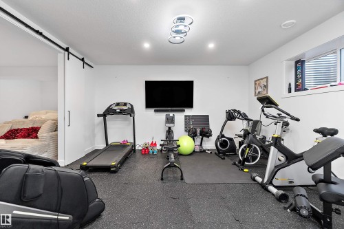 #621 55101 Ste. Anne Trail, Rural Lac Ste. Anne County, AB - Indoor Photo Showing Gym Room