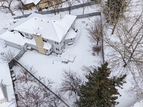 View of snowy aerial view - 326 O'Connor Close, Edmonton, AB - Outdoor