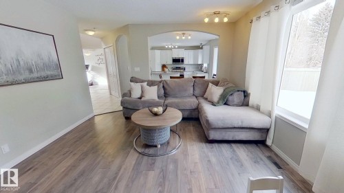 24 Pipestone Drive, Devon, AB - Indoor Photo Showing Living Room