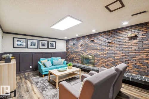 3021 105A Street, Edmonton, AB - Indoor With Fireplace