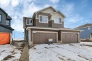 View of front of property with an attached garage - 5657 Hawthorn Way, Edmonton, AB  - Outdoor 