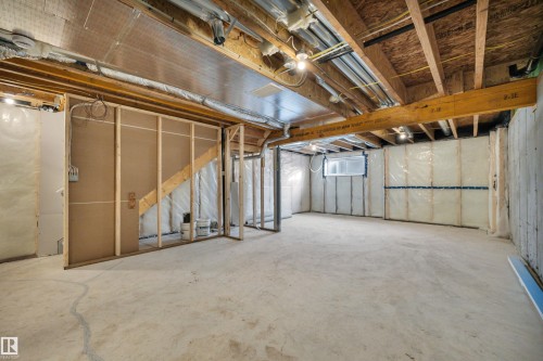 View of basement - 5657 Hawthorn Way, Edmonton, AB - Indoor Photo Showing Basement