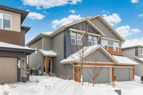 View of front of property featuring an attached garage - 324 41 Street, Edmonton, AB - Outdoor