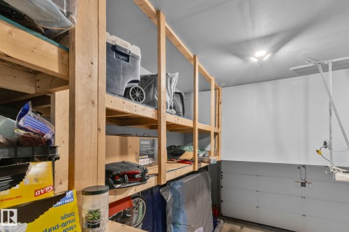 View of storage room - 324 41 Street, Edmonton, AB - Indoor Photo Showing Garage