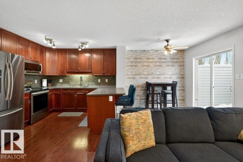 3457 11 Street, Edmonton, AB - Indoor Photo Showing Kitchen With Stainless Steel Kitchen