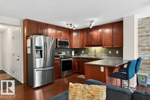 3457 11 Street, Edmonton, AB - Indoor Photo Showing Kitchen With Stainless Steel Kitchen