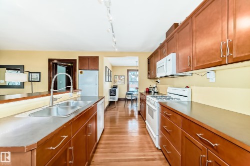 14536 103 Avenue, Edmonton, AB - Indoor Photo Showing Kitchen With Double Sink