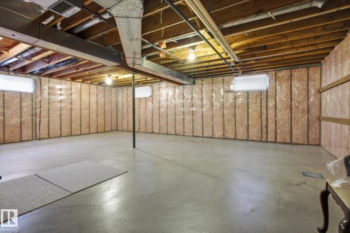 View of unfinished basement - 65 Lorne Crescent, St. Albert, AB - Indoor Photo Showing Basement