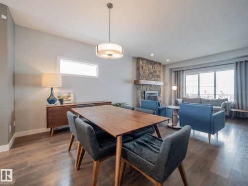 289 Hawks Ridge Boulevard, Edmonton, AB - Indoor With Fireplace