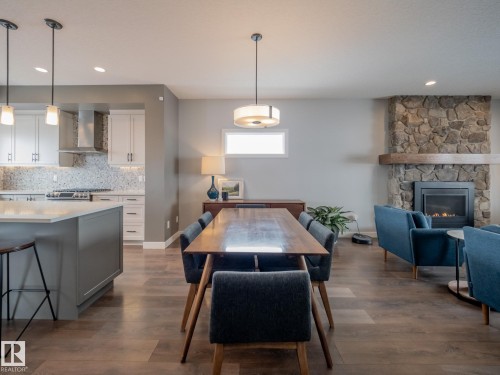 289 Hawks Ridge Boulevard, Edmonton, AB - Indoor With Fireplace