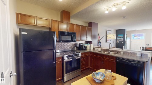 43 5604 199 Street, Edmonton, AB - Indoor Photo Showing Kitchen With Double Sink