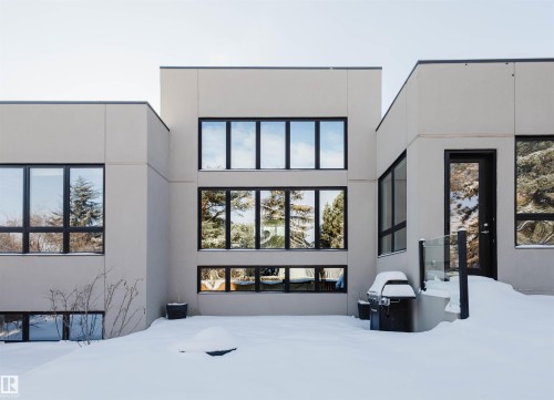Snow covered property featuring stucco siding - 6307 125 Street, Edmonton, AB -  Photo Showing Other Room