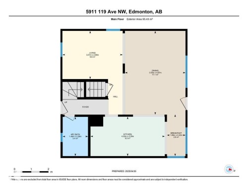 View of home floor plan - 5911 119 Avenue, Edmonton, AB - Other