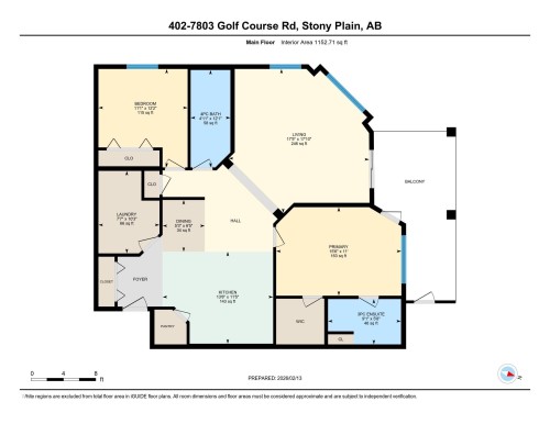 View of home floor plan - 402 7803 Golf Course Road, Stony Plain, AB - Other
