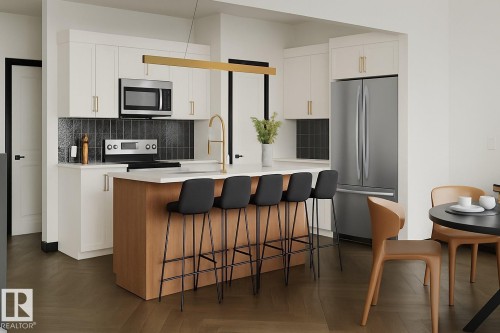 8227 Kiriak Loop, Edmonton, AB - Indoor Photo Showing Kitchen