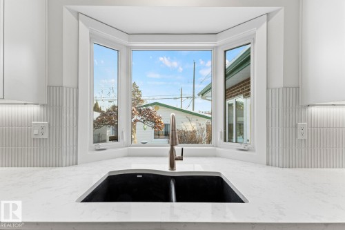 10629 79 Street, Edmonton, AB - Indoor Photo Showing Kitchen With Double Sink