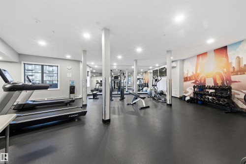 126 1154 Adamson Drive, Edmonton, AB - Indoor Photo Showing Gym Room