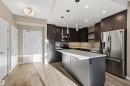 126 1154 Adamson Drive, Edmonton, AB  - Indoor Photo Showing Kitchen With Stainless Steel Kitchen With Upgraded Kitchen 